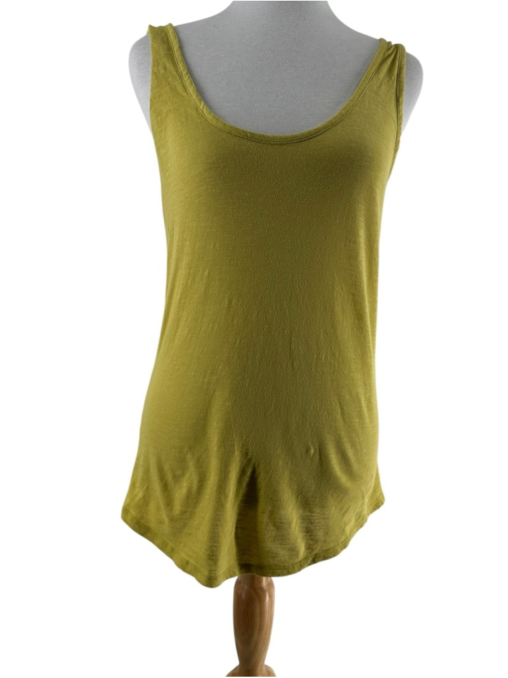 Pact organic slub cotton tank top layering piece summer comfort sz M
